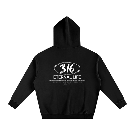 316 - Oversize Fleeced Hoodie