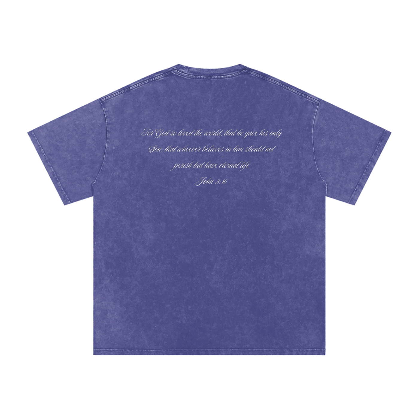 Savior - Snow Washed Oversized Cotton T-Shirt