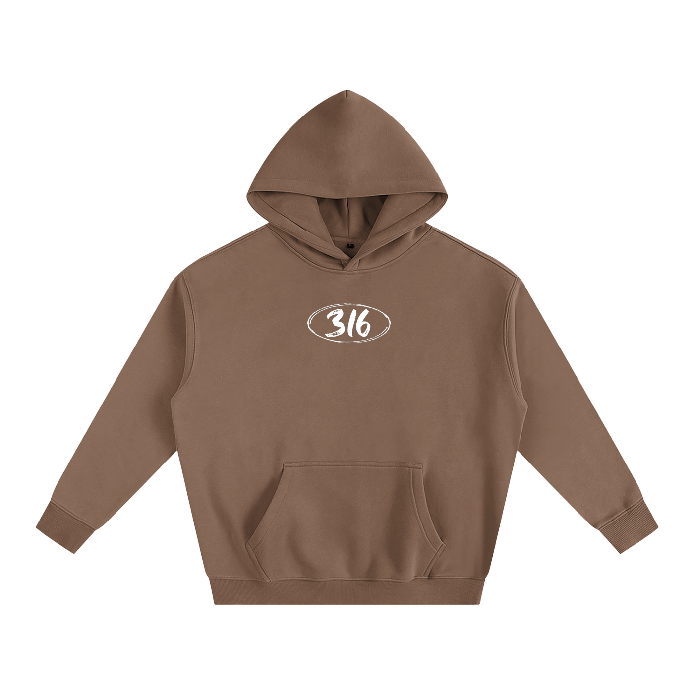 316 - Oversize Fleeced Hoodie