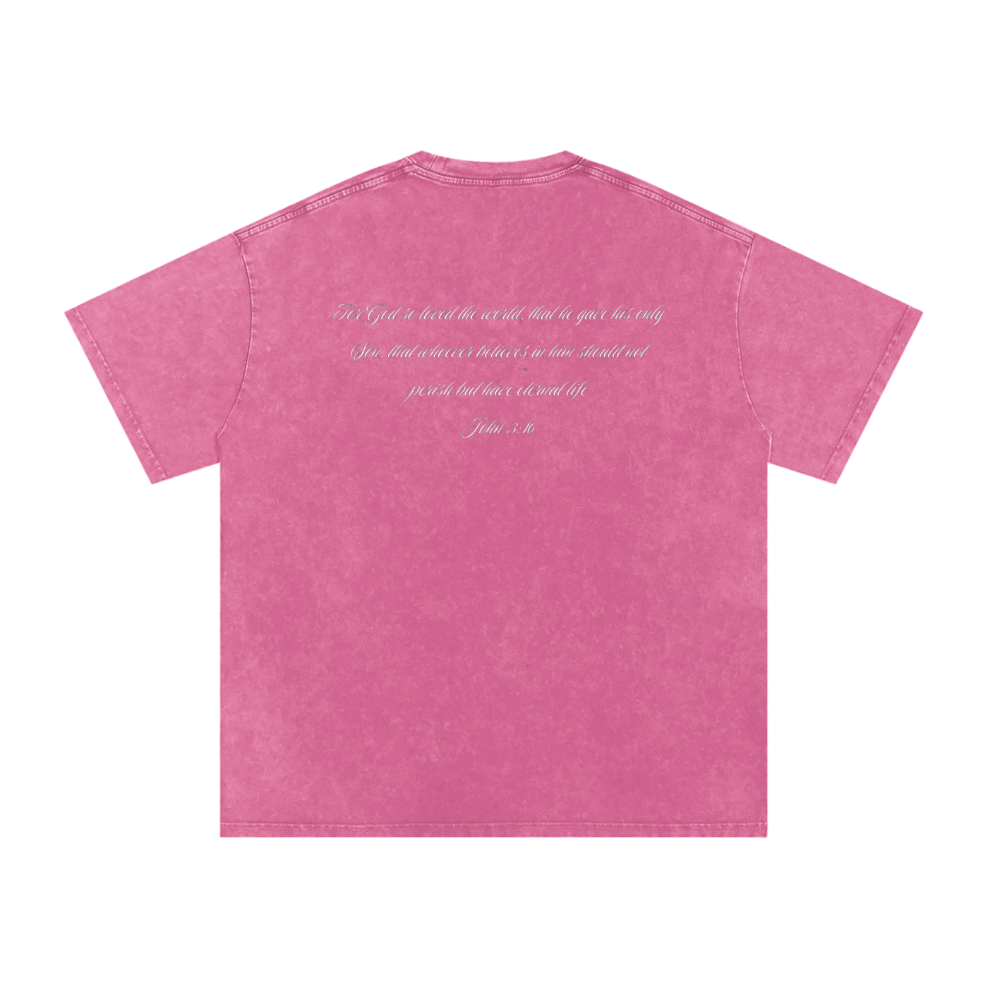 Savior - Snow Washed Oversized Cotton T-Shirt