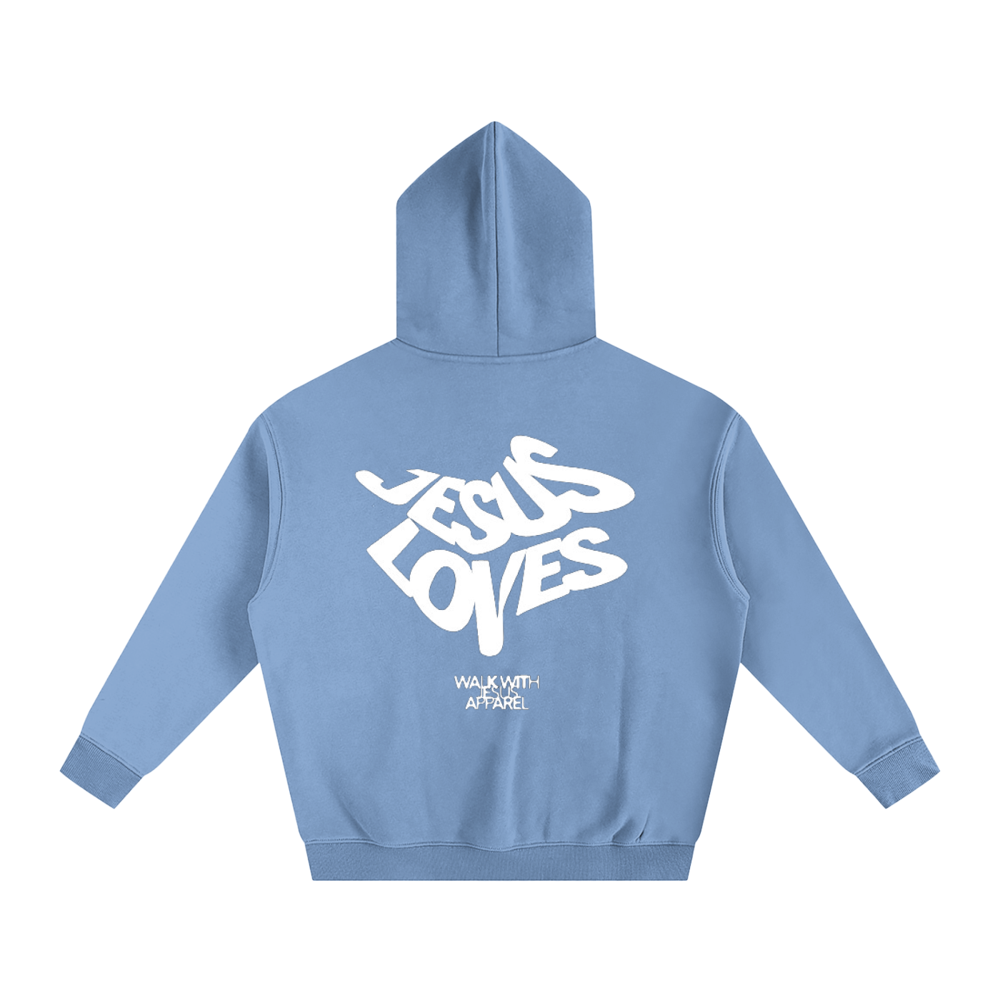 Jesus Loves - Oversize Fleeced Hoodie