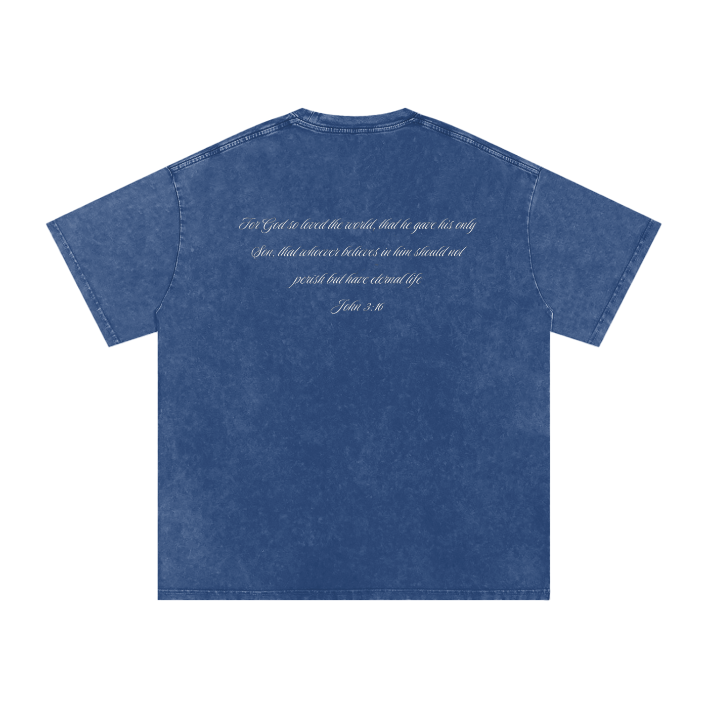 Savior - Snow Washed Oversized Cotton T-Shirt