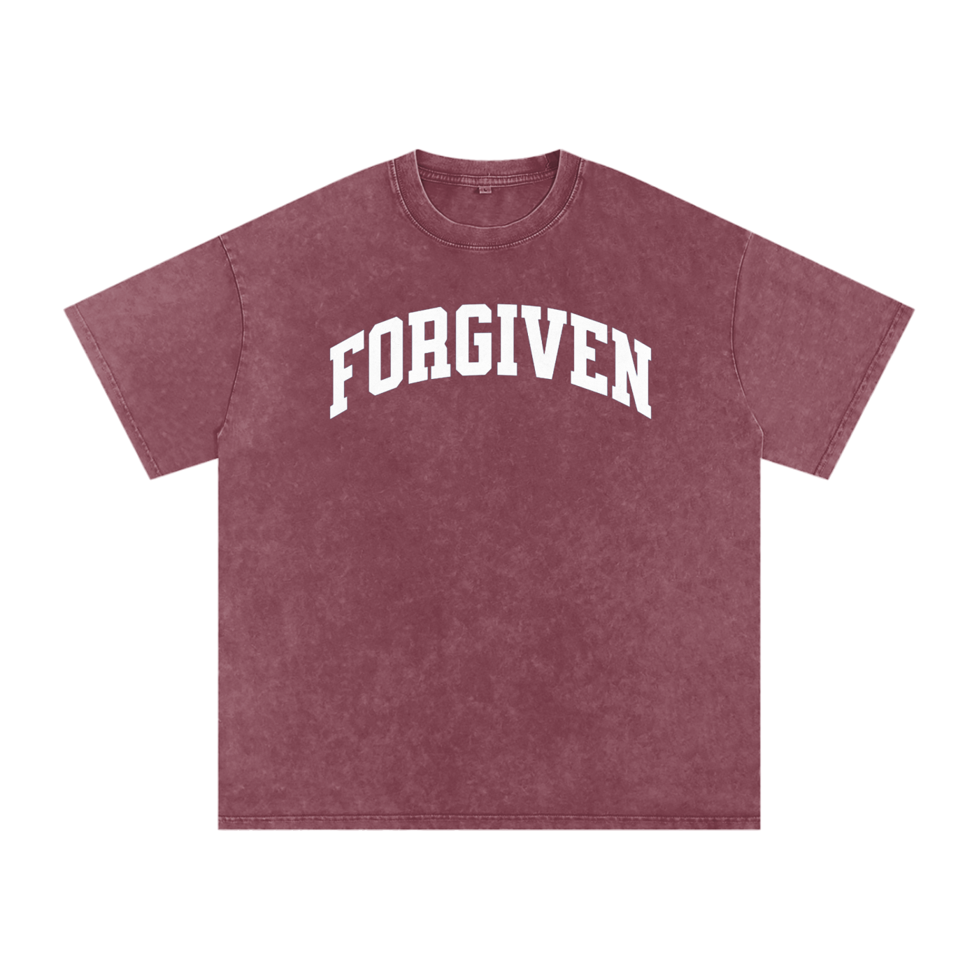 Forgiven - Snow Washed Oversized Cotton T-Shirt