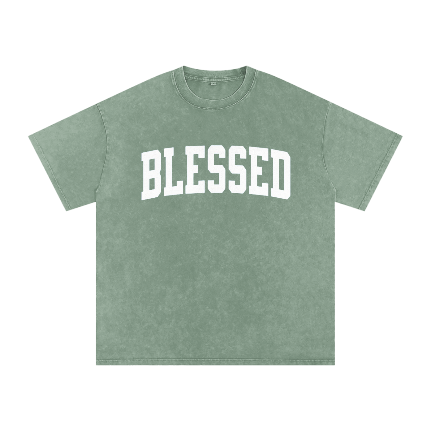 Blessed - Acid Wash Oversize T-Shirt