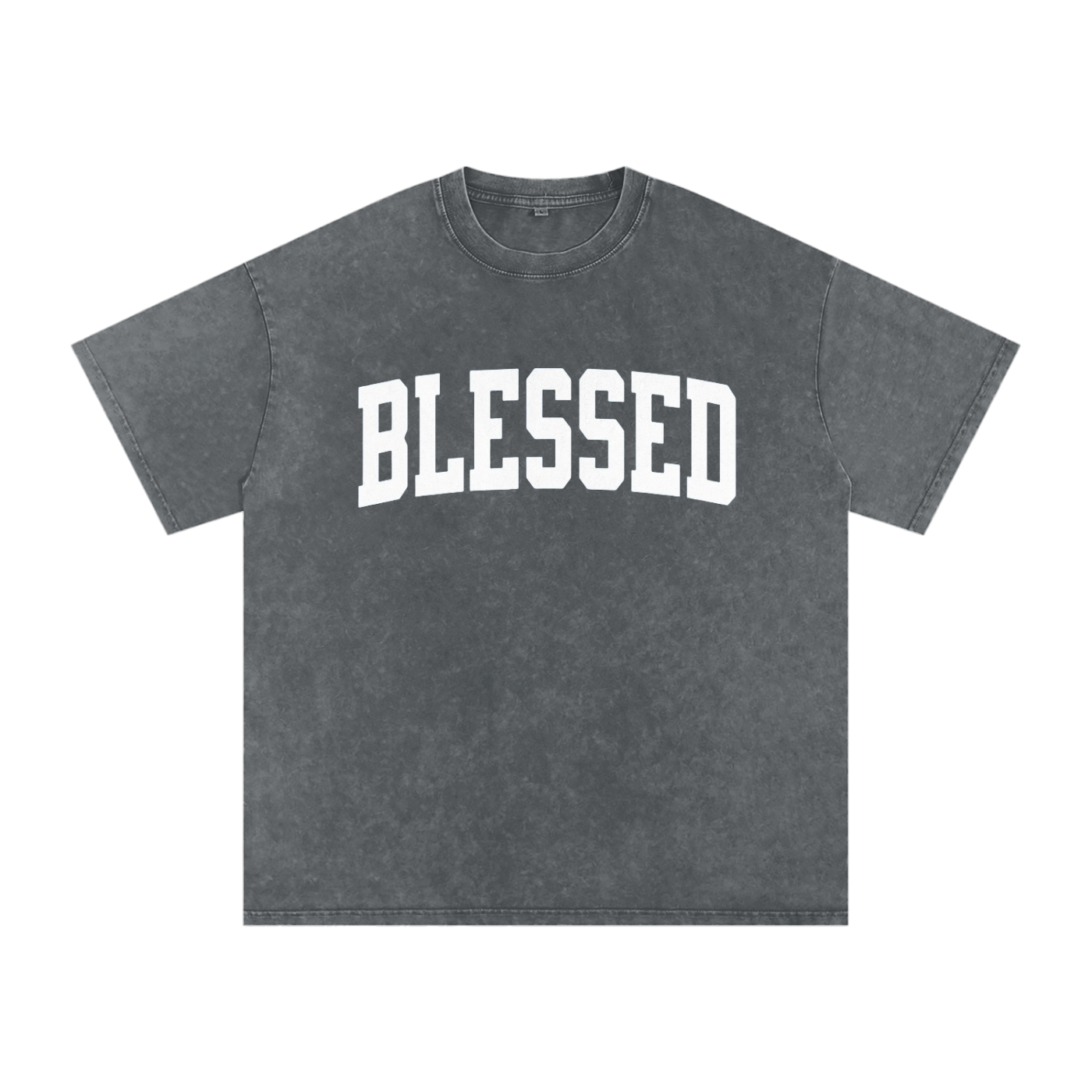 Blessed - Acid Wash Oversize T-Shirt
