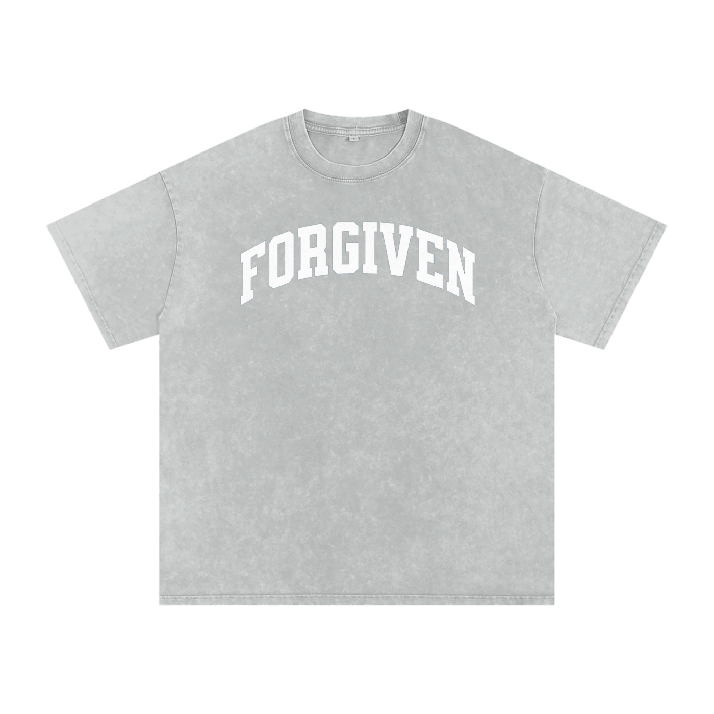 Forgiven - Snow Washed Oversized Cotton T-Shirt