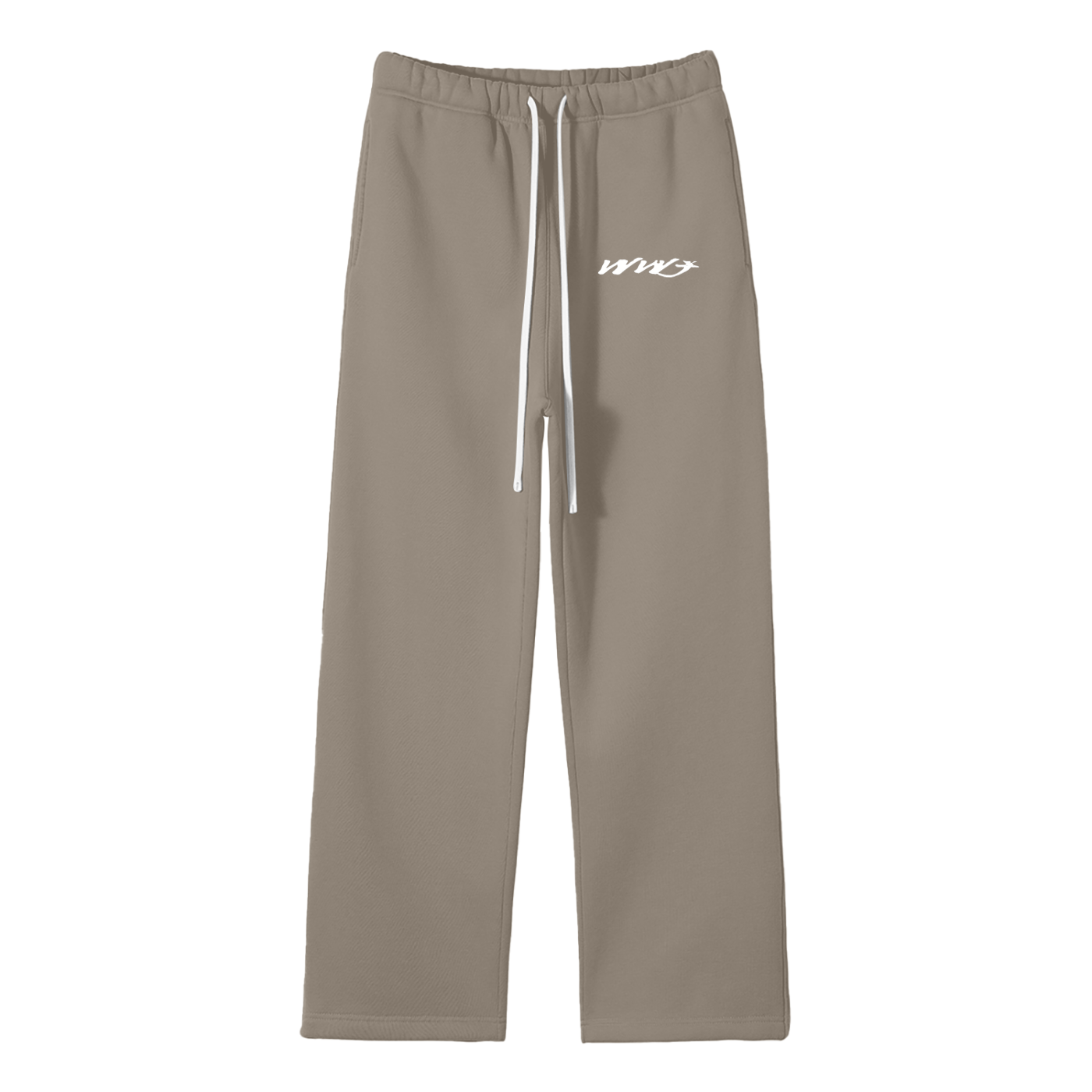WWJ - Unisex Solid Color Fleece Straight Leg Pants