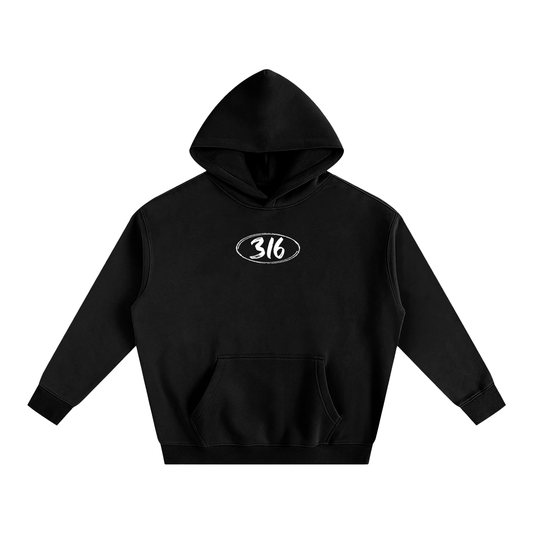 316 - Oversize Fleeced Hoodie