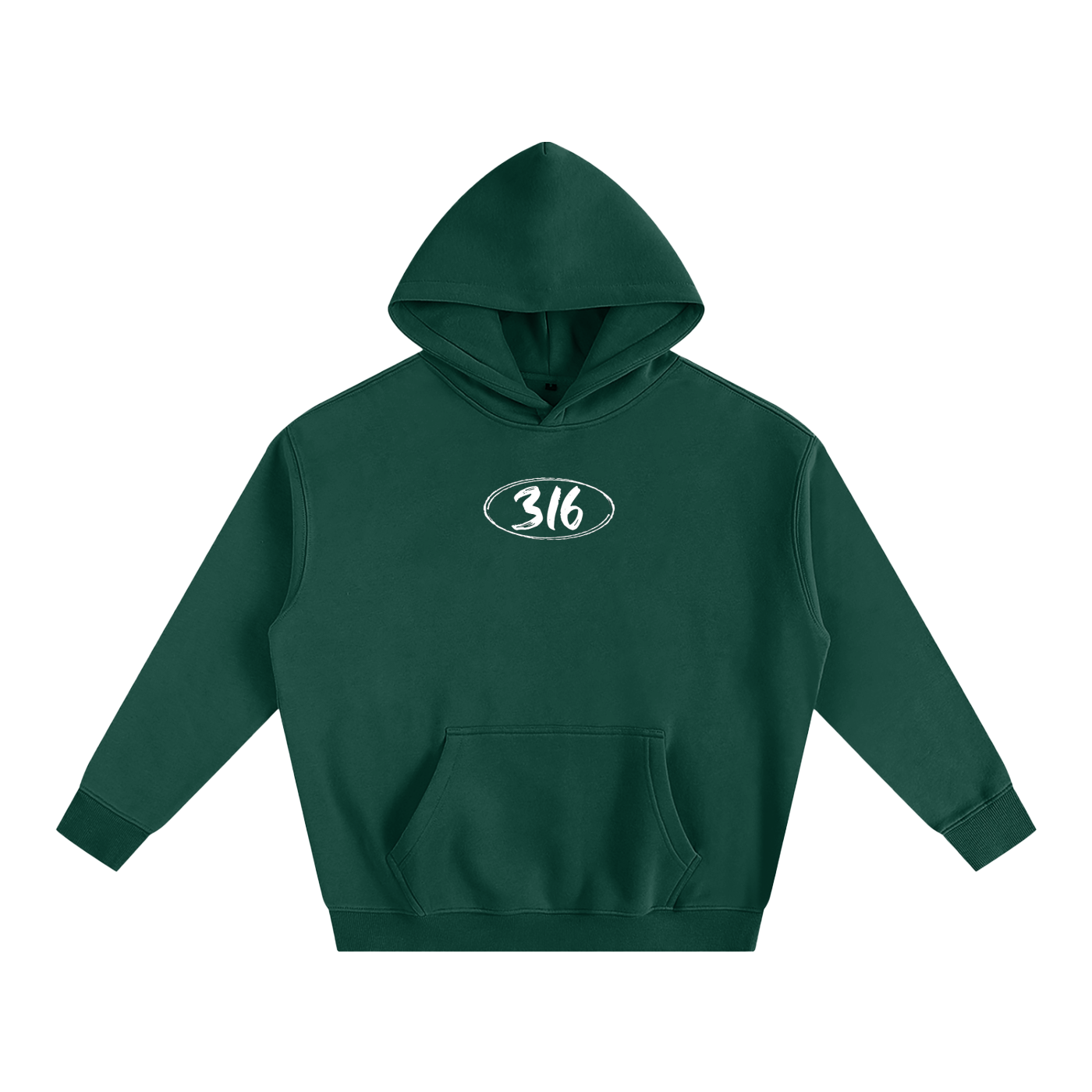 316 - Oversize Fleeced Hoodie