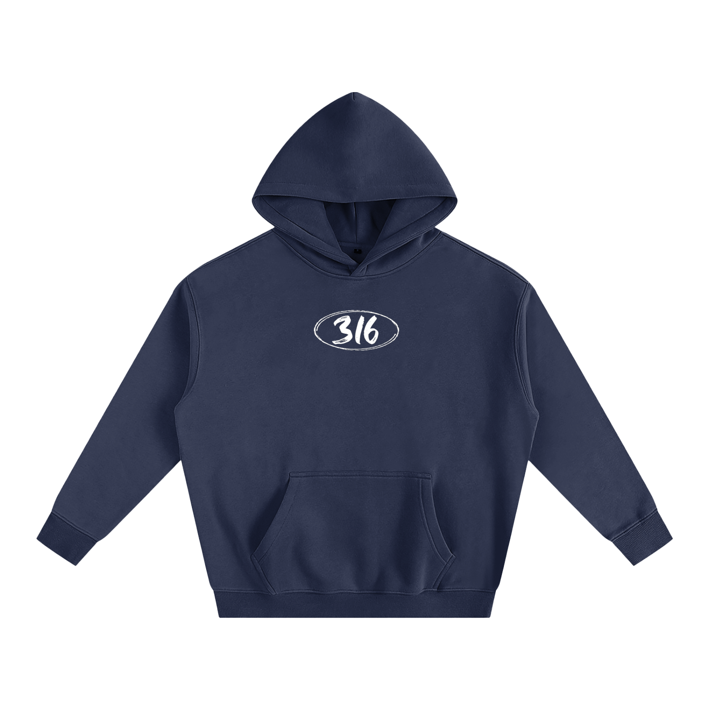 316 - Oversize Fleeced Hoodie