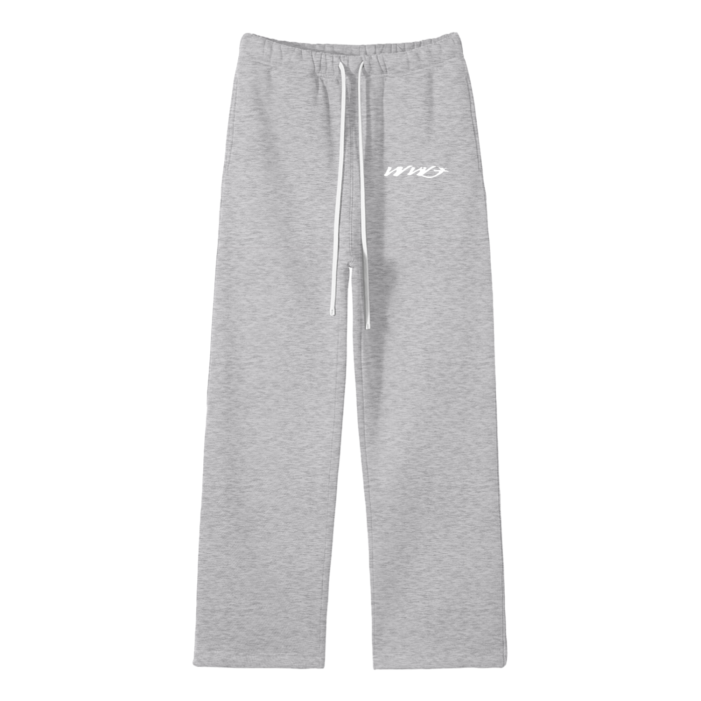 WWJ - Unisex Solid Color Fleece Straight Leg Pants