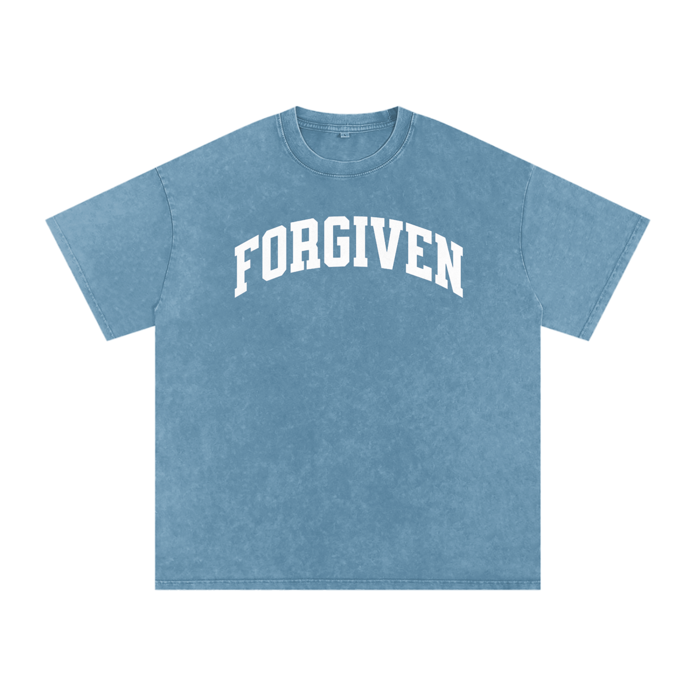 Forgiven - Snow Washed Oversized Cotton T-Shirt