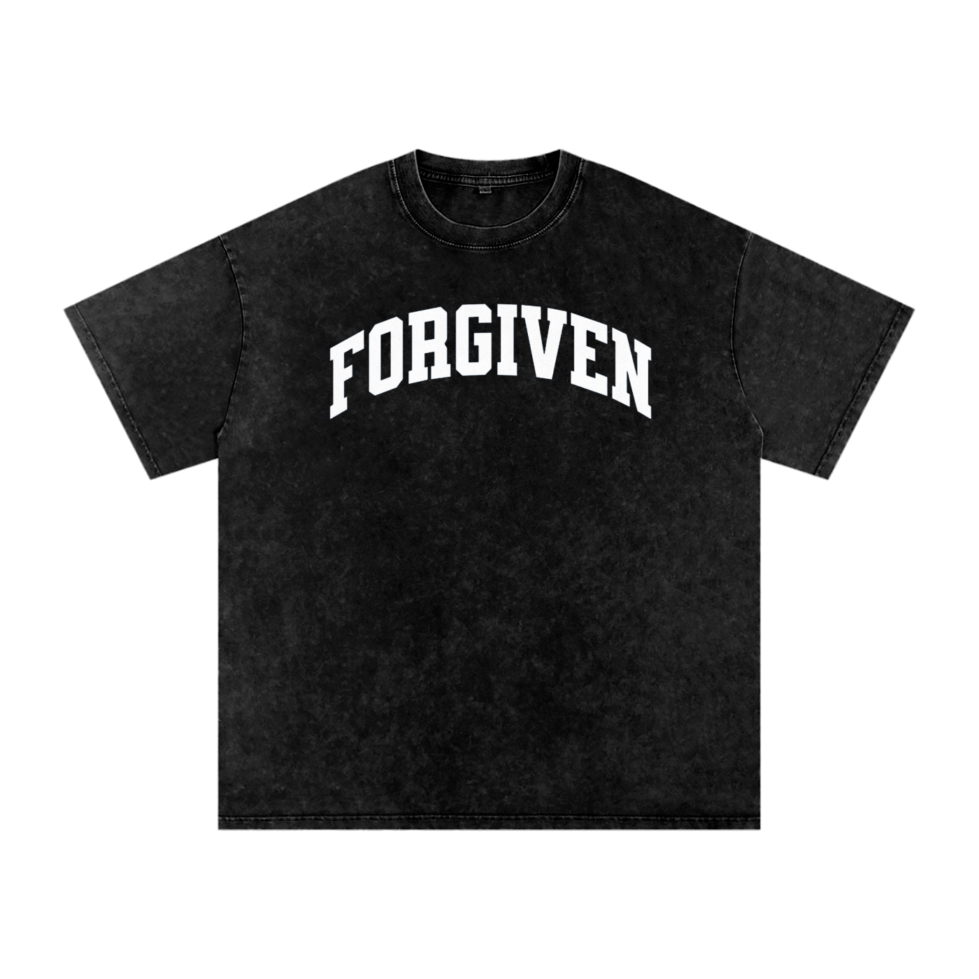 Forgiven - Snow Washed Oversized Cotton T-Shirt