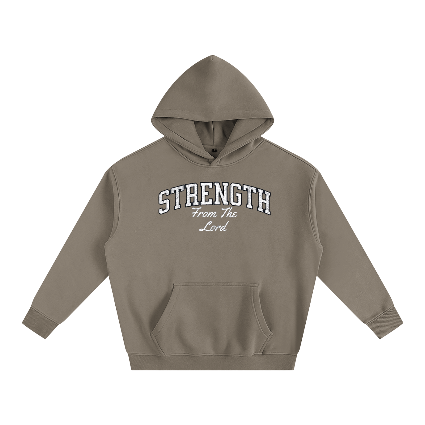 Strength in the Lord - Oversize Fleeced Hoodie