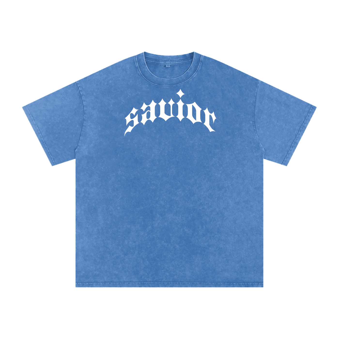 Savior - Snow Washed Oversized Cotton T-Shirt