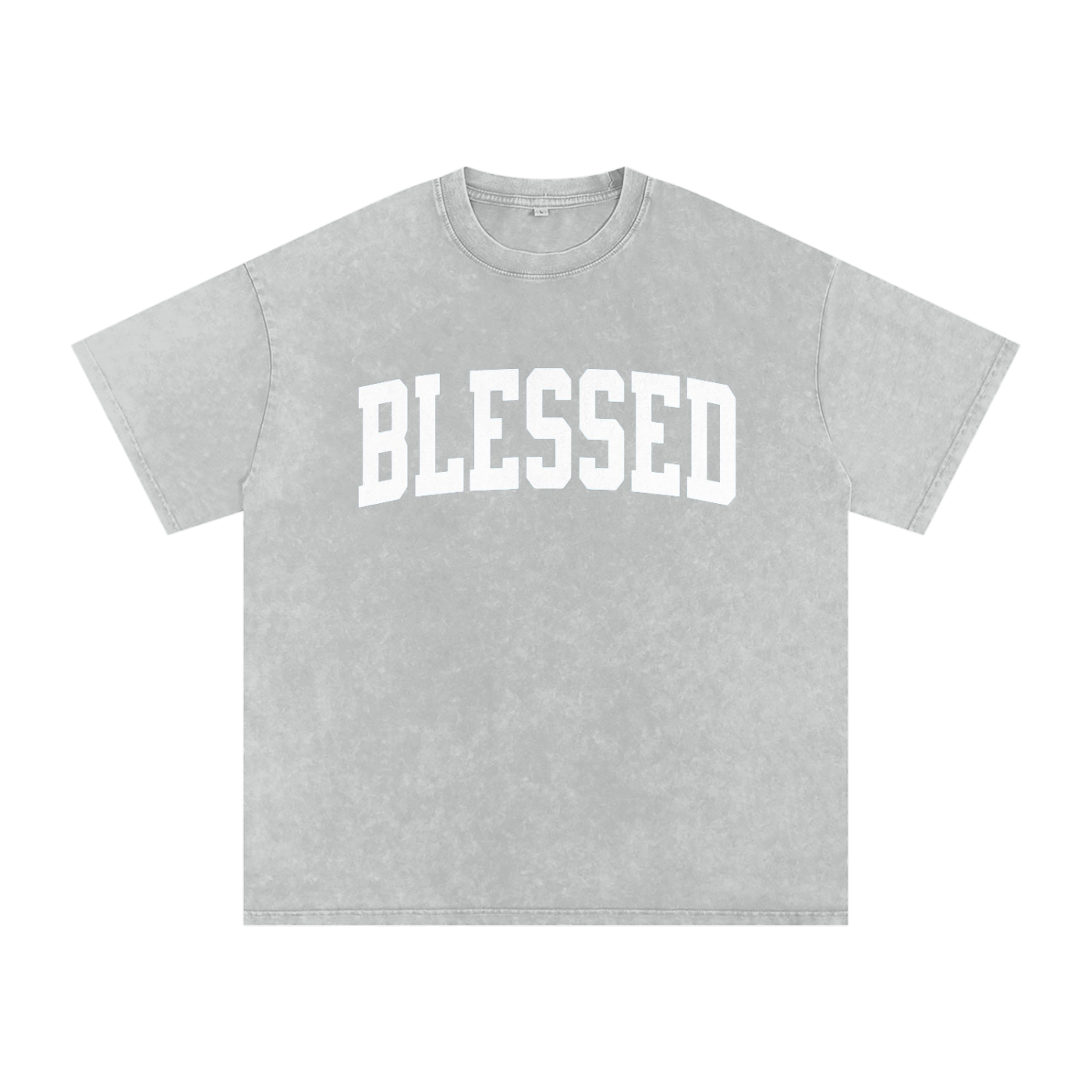 Blessed - Acid Wash Oversize T-Shirt