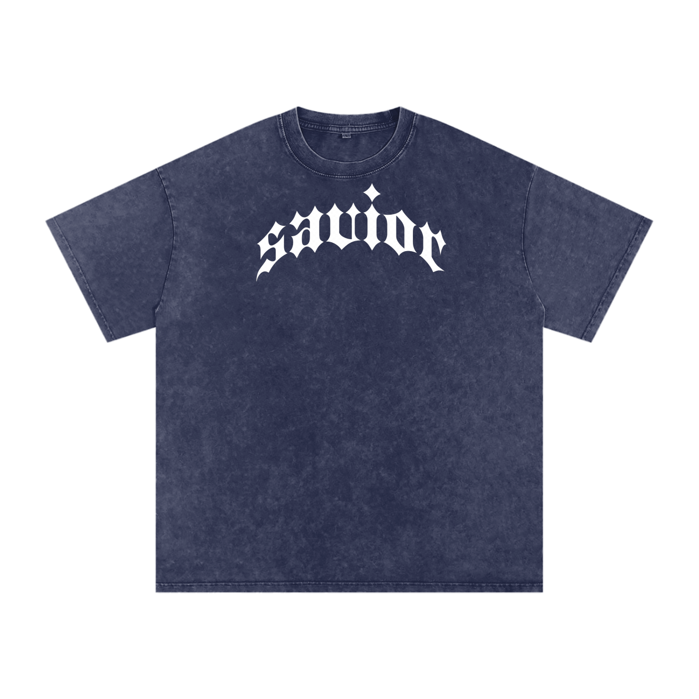 Savior - Snow Washed Oversized Cotton T-Shirt