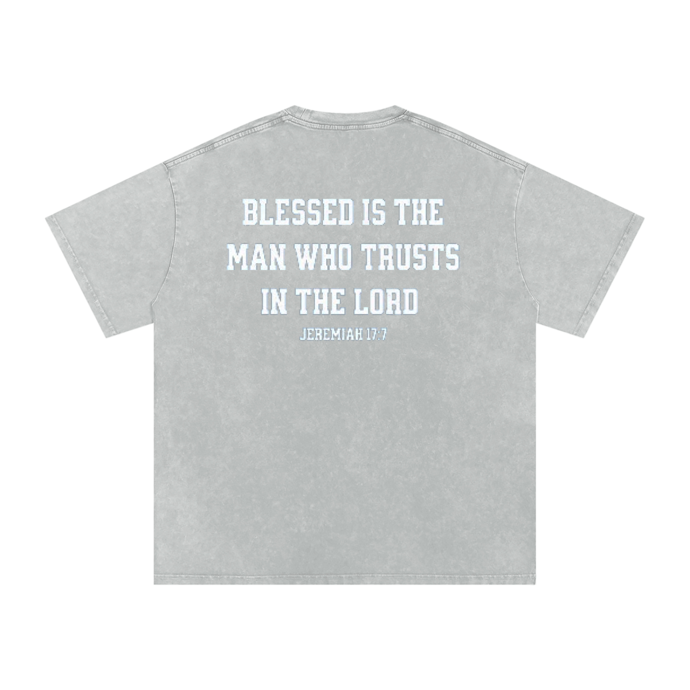 Blessed - Acid Wash Oversize T-Shirt