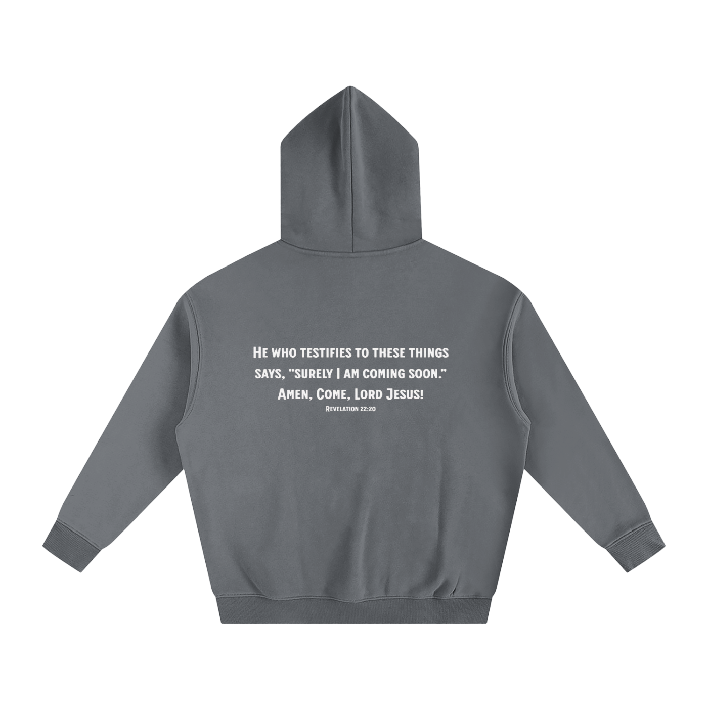 He is Coming - Oversize Fleeced Hoodie