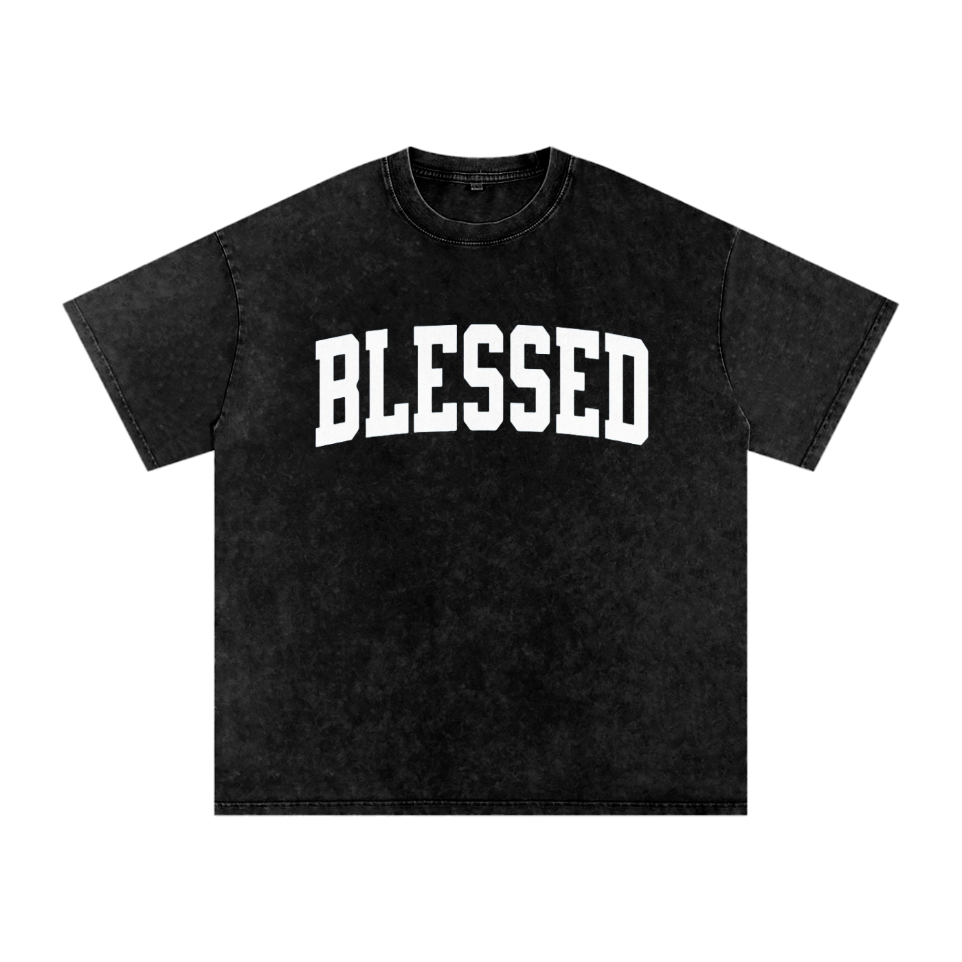 Blessed - Acid Wash Oversize T-Shirt