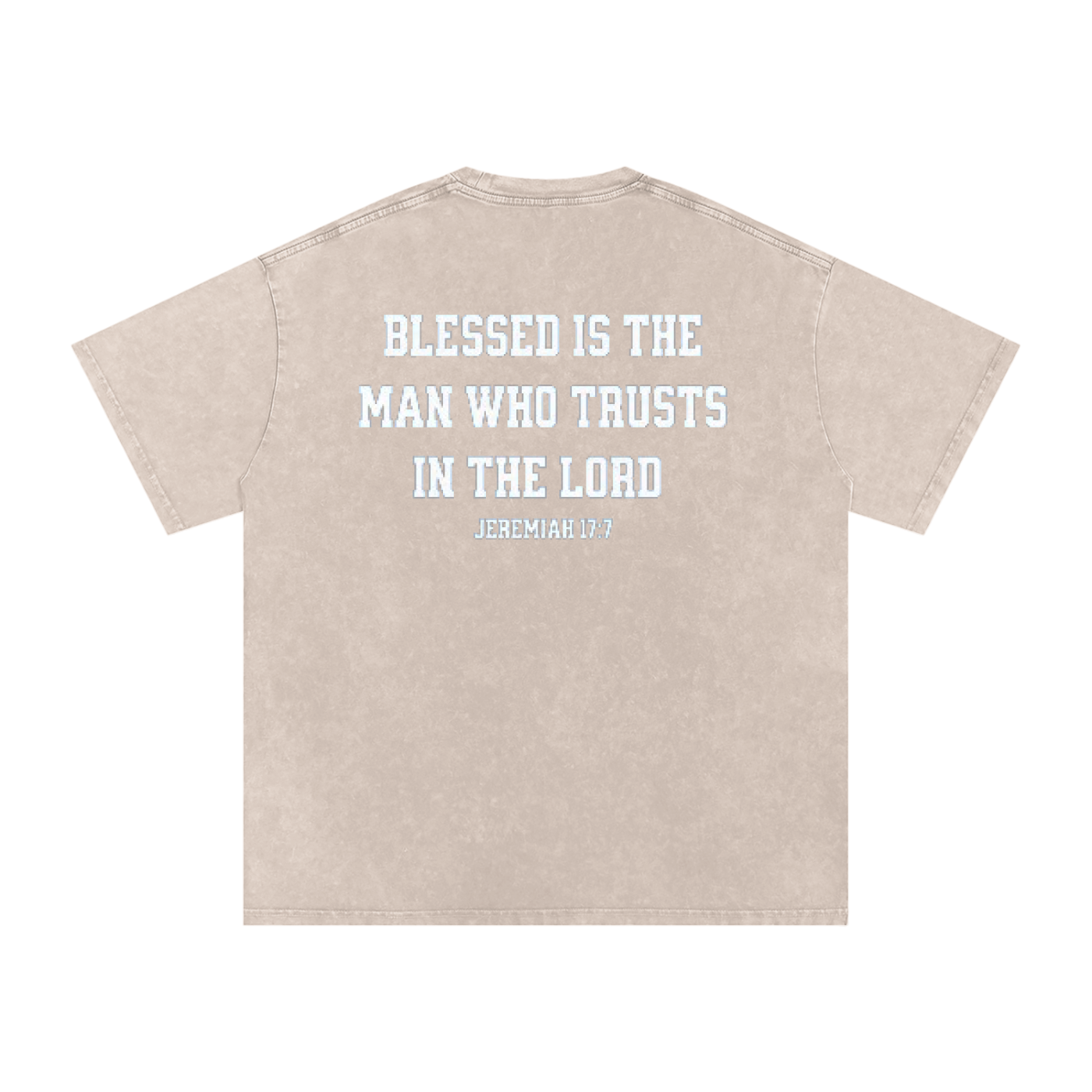 Blessed - Acid Wash Oversize T-Shirt