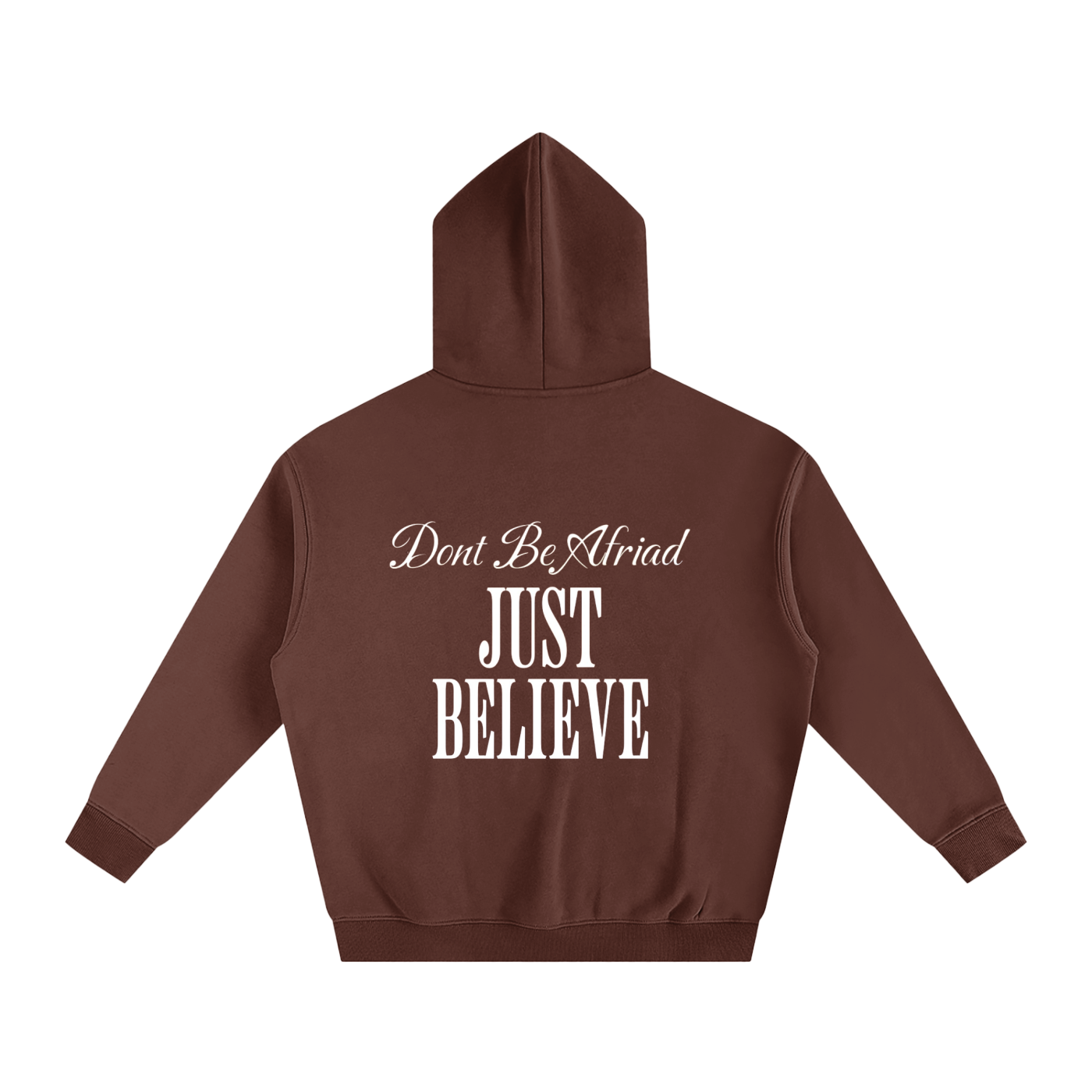 Just Believe - Oversize Fleeced Hoodie