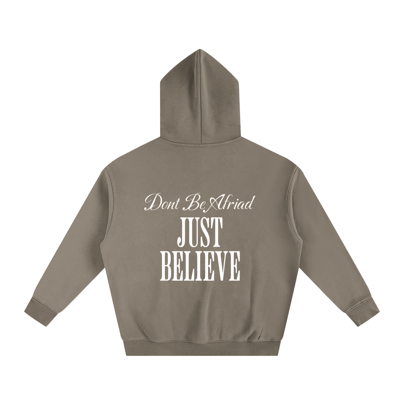 Just Believe - Oversize Fleeced Hoodie