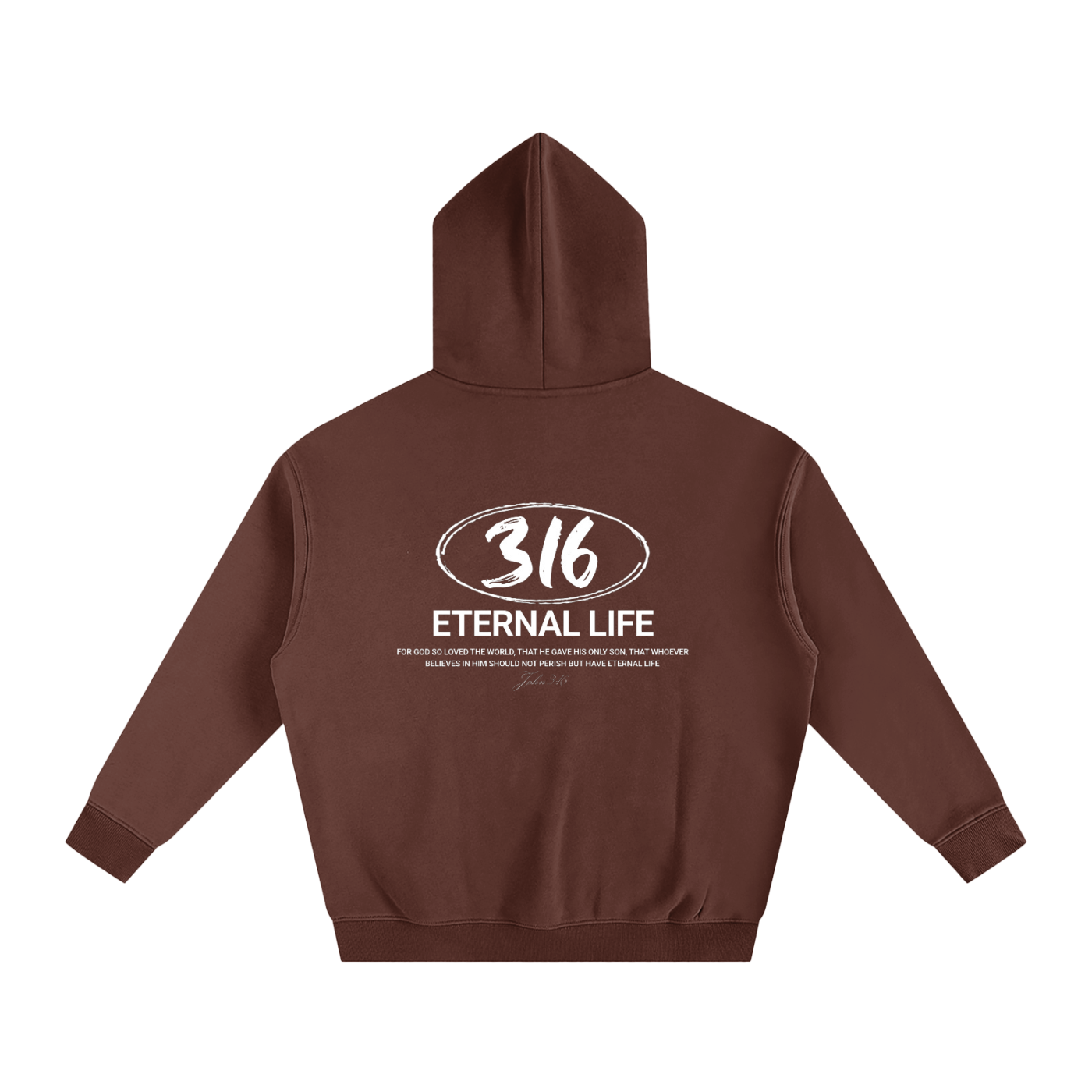 316 - Oversize Fleeced Hoodie