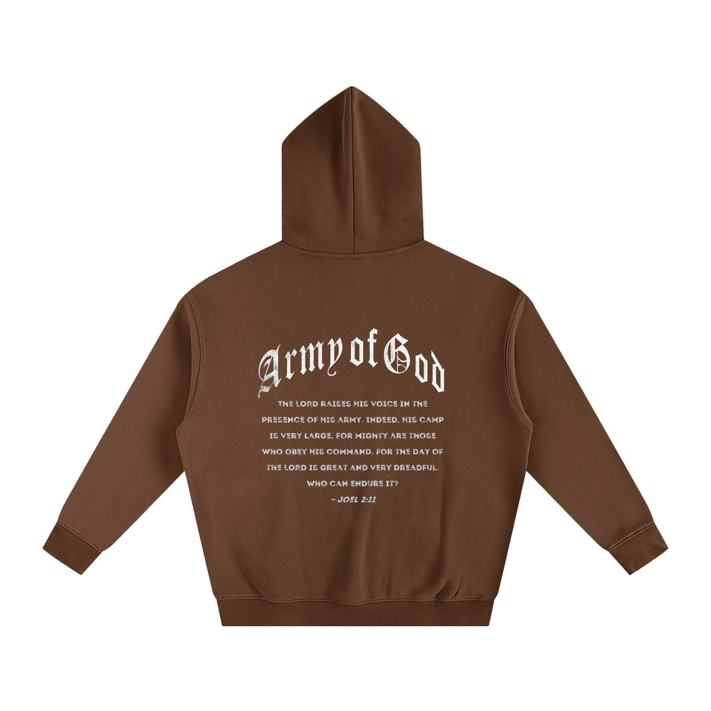 Army of God - Oversize Fleeced Hoodie