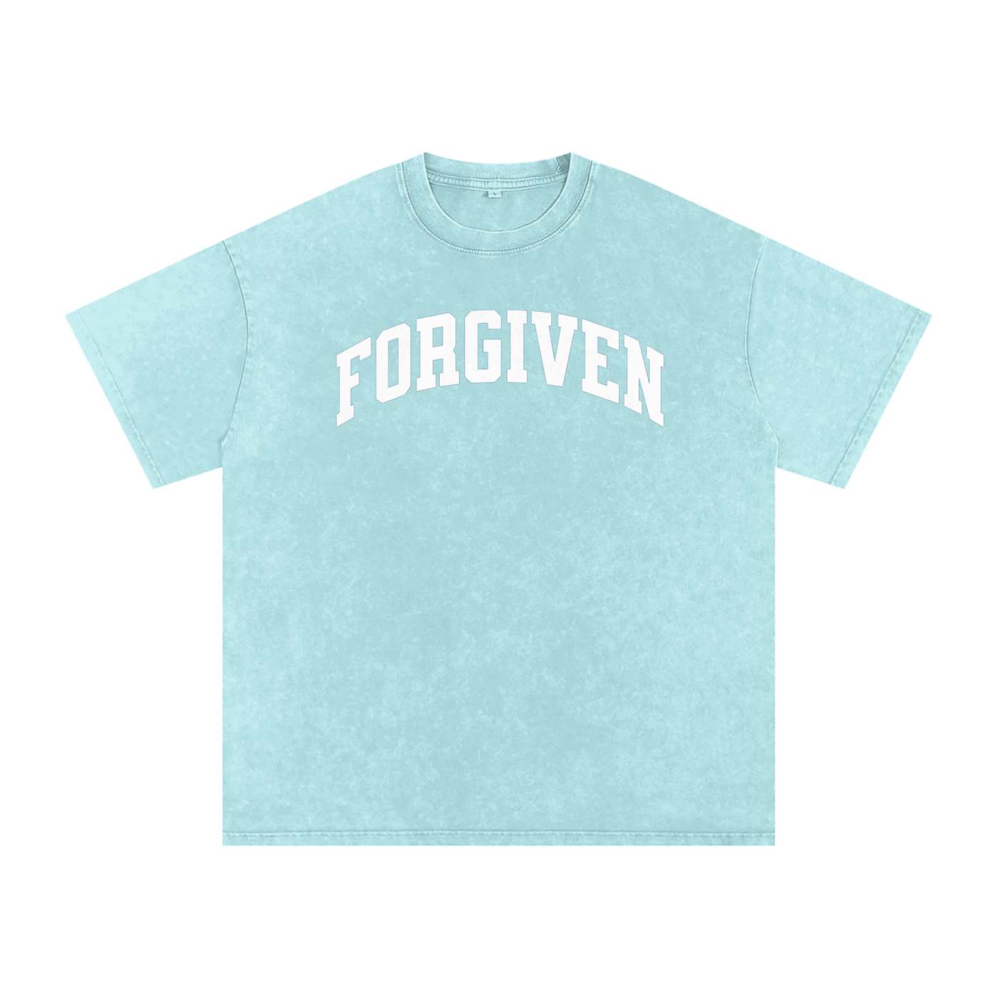 Forgiven - Snow Washed Oversized Cotton T-Shirt