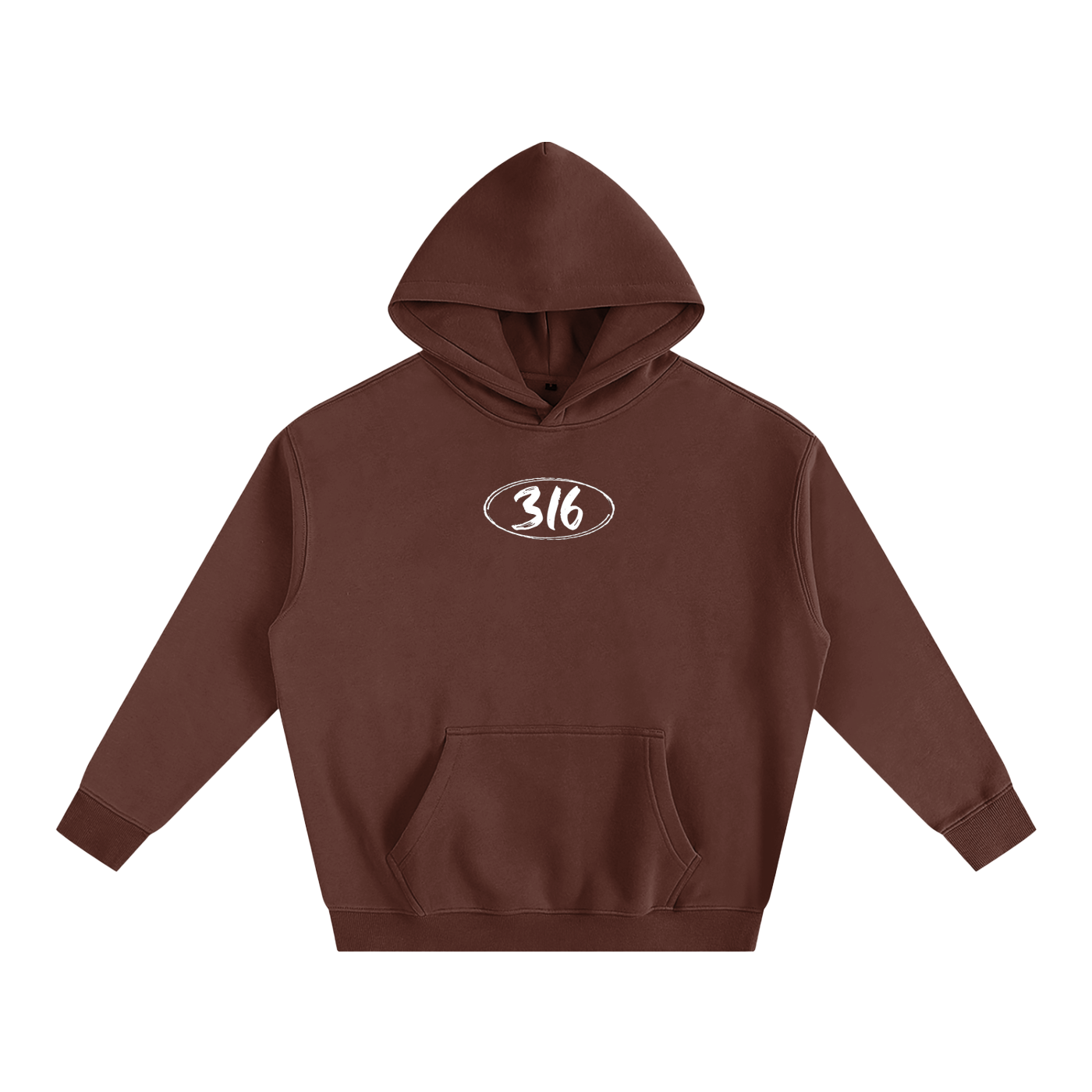 316 - Oversize Fleeced Hoodie
