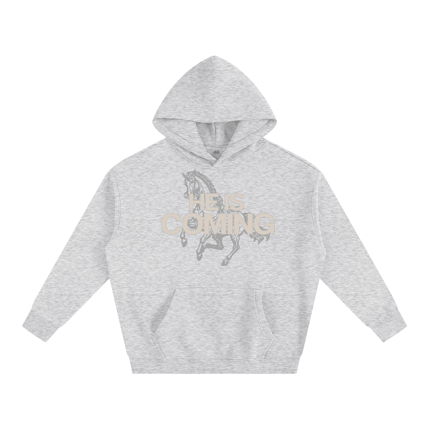 He is Coming - Oversize Fleeced Hoodie