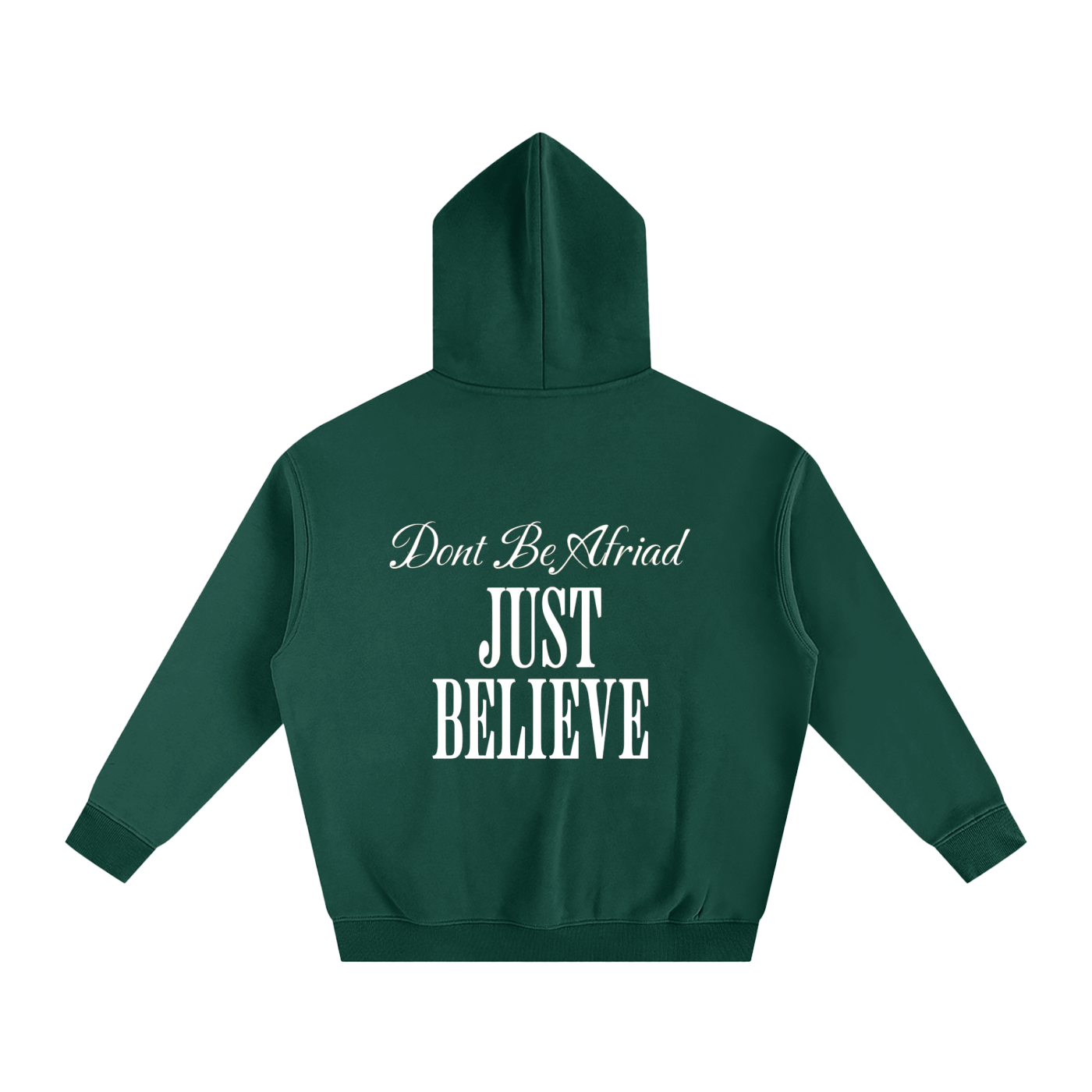 Just Believe - Oversize Fleeced Hoodie