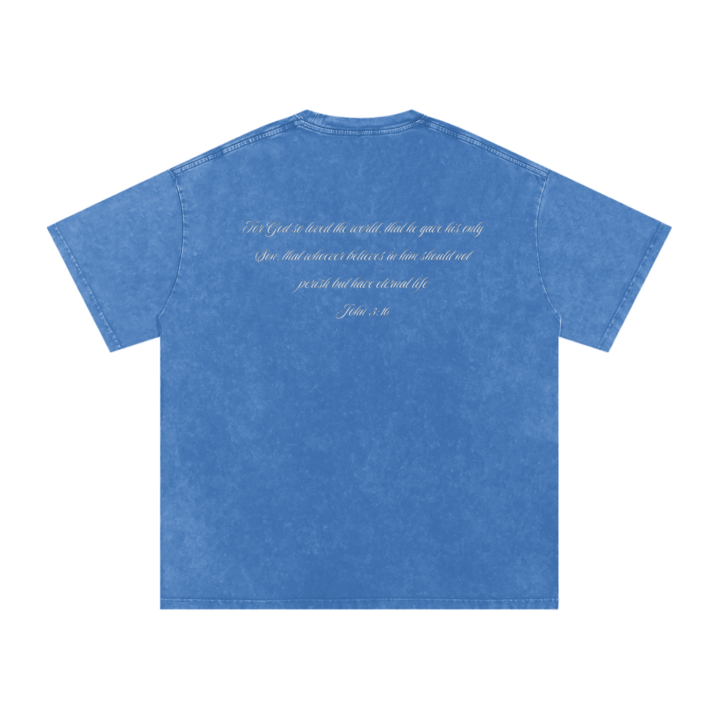 Savior - Snow Washed Oversized Cotton T-Shirt
