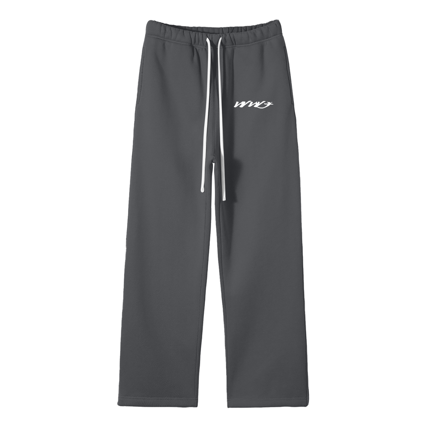 WWJ - Unisex Solid Color Fleece Straight Leg Pants