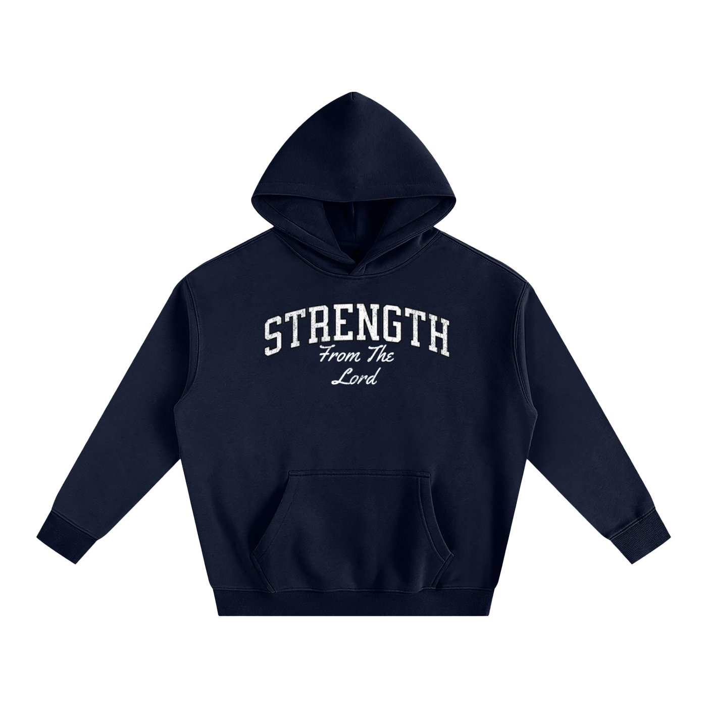 Strength in the Lord - Oversize Fleeced Hoodie