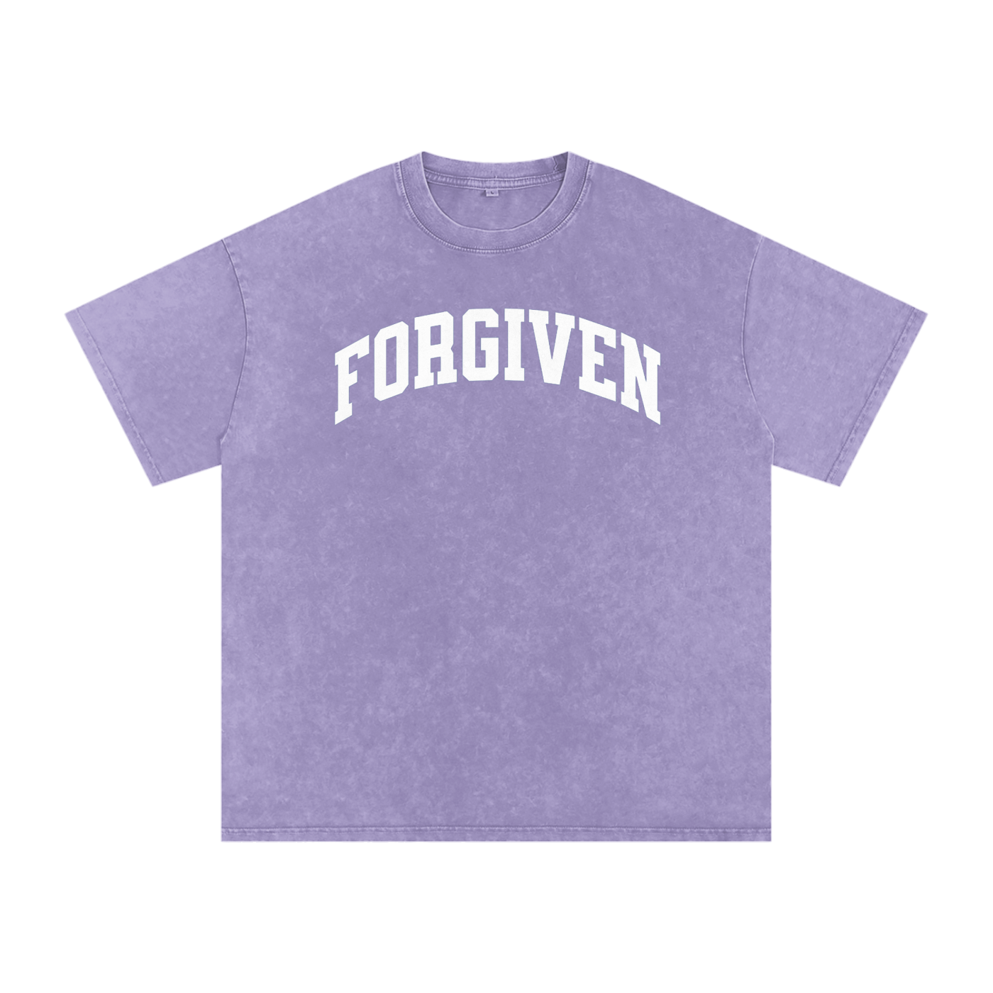 Forgiven - Snow Washed Oversized Cotton T-Shirt