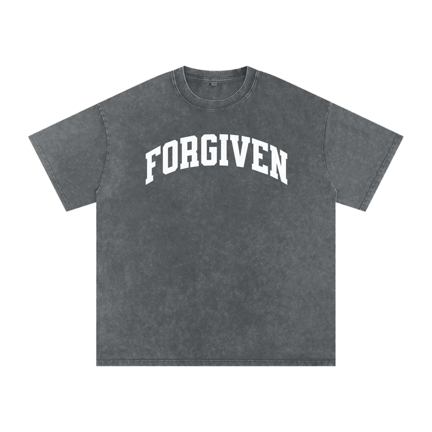 Forgiven - Snow Washed Oversized Cotton T-Shirt