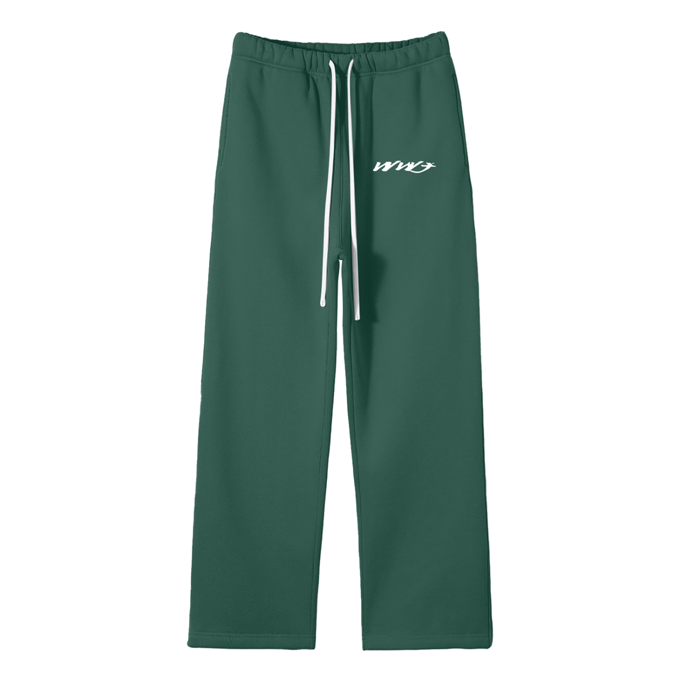 WWJ - Unisex Solid Color Fleece Straight Leg Pants