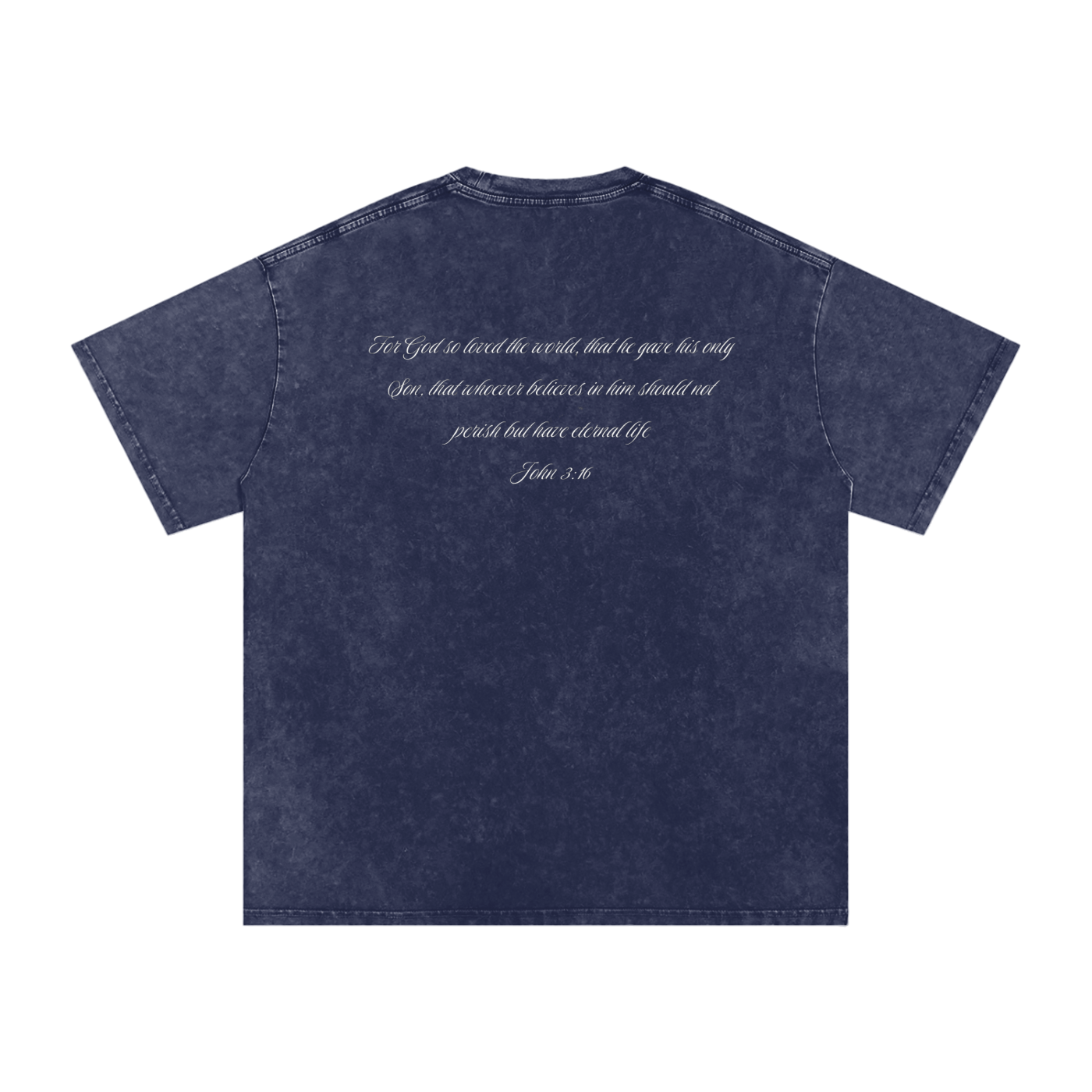 Savior - Snow Washed Oversized Cotton T-Shirt