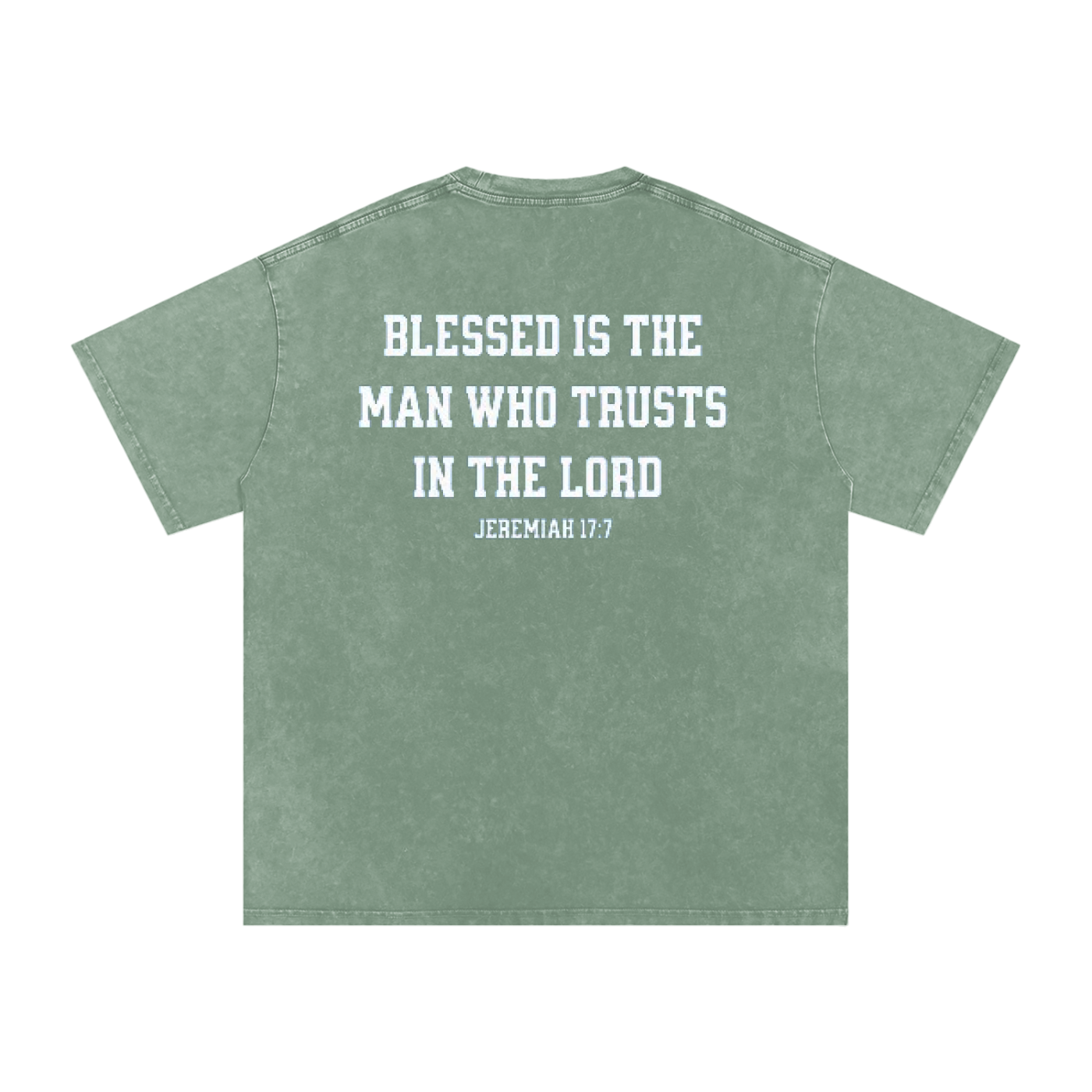 Blessed - Acid Wash Oversize T-Shirt