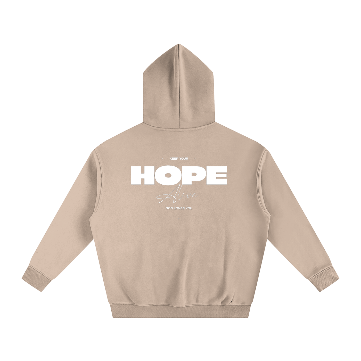 Hope - Oversize Fleeced Hoodie