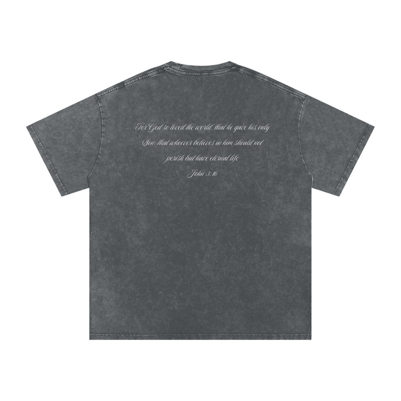 Savior - Snow Washed Oversized Cotton T-Shirt