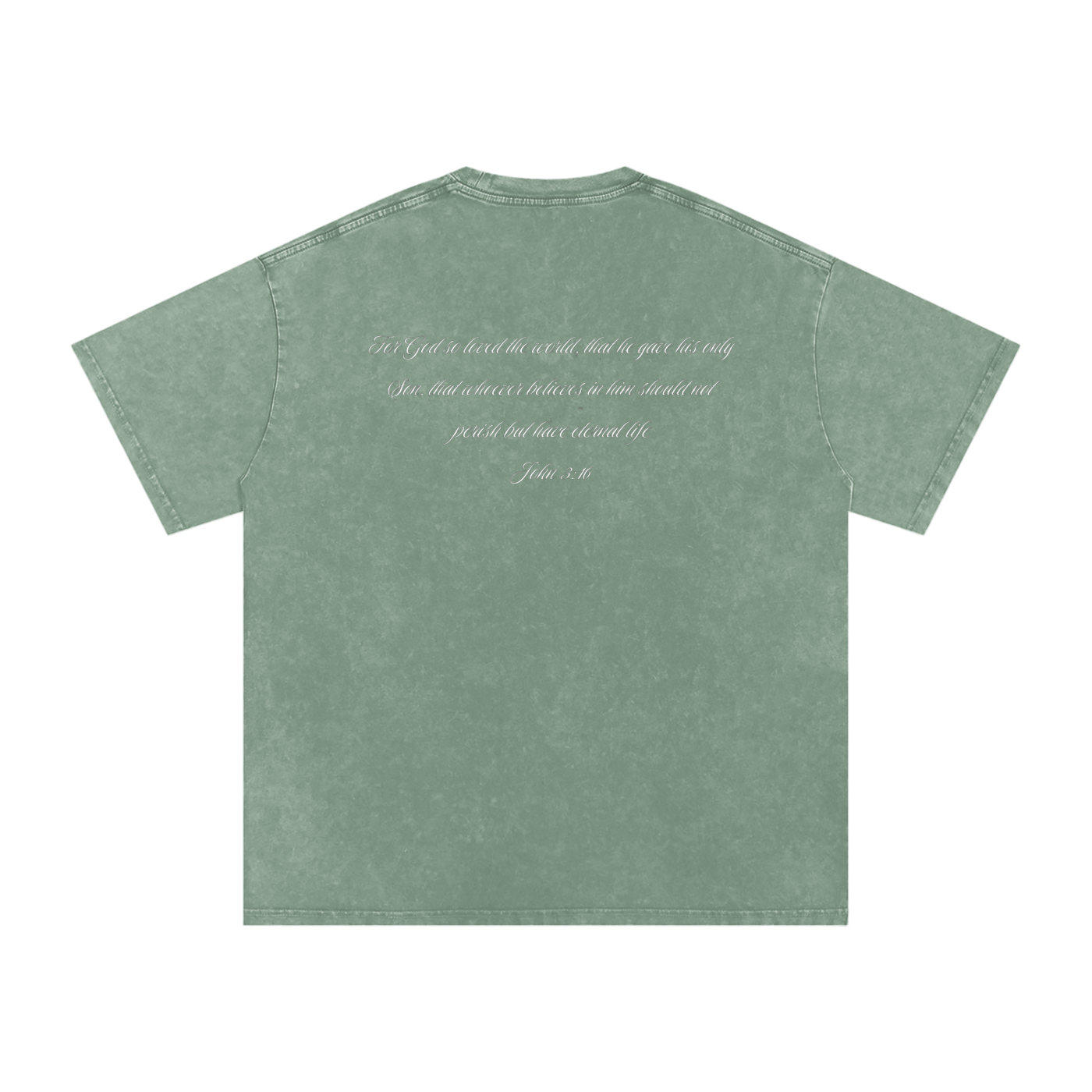 Savior - Snow Washed Oversized Cotton T-Shirt