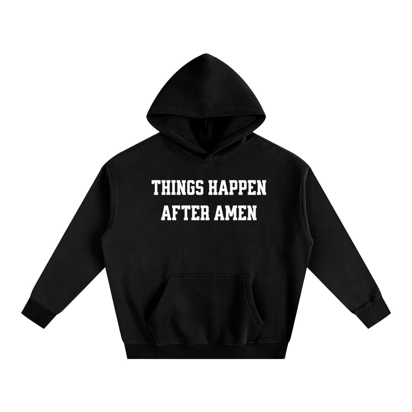 Amen - Oversize Fleeced Hoodie