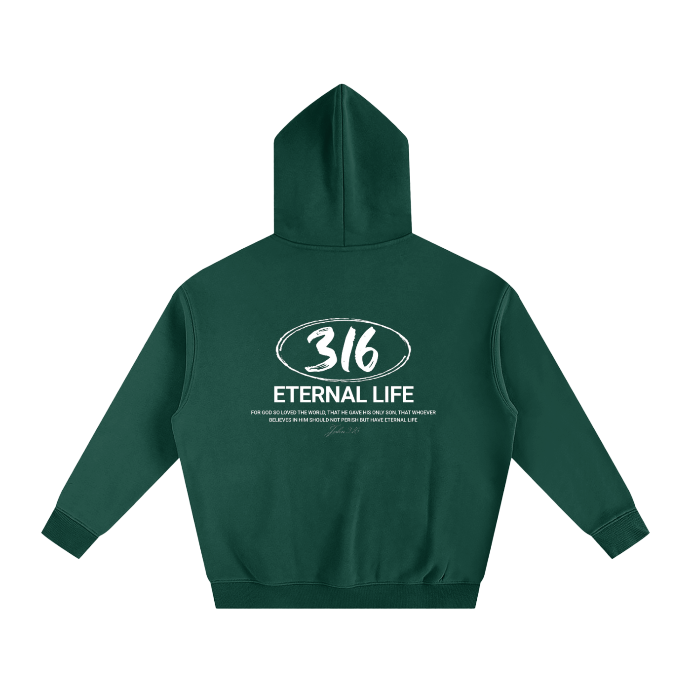 316 - Oversize Fleeced Hoodie
