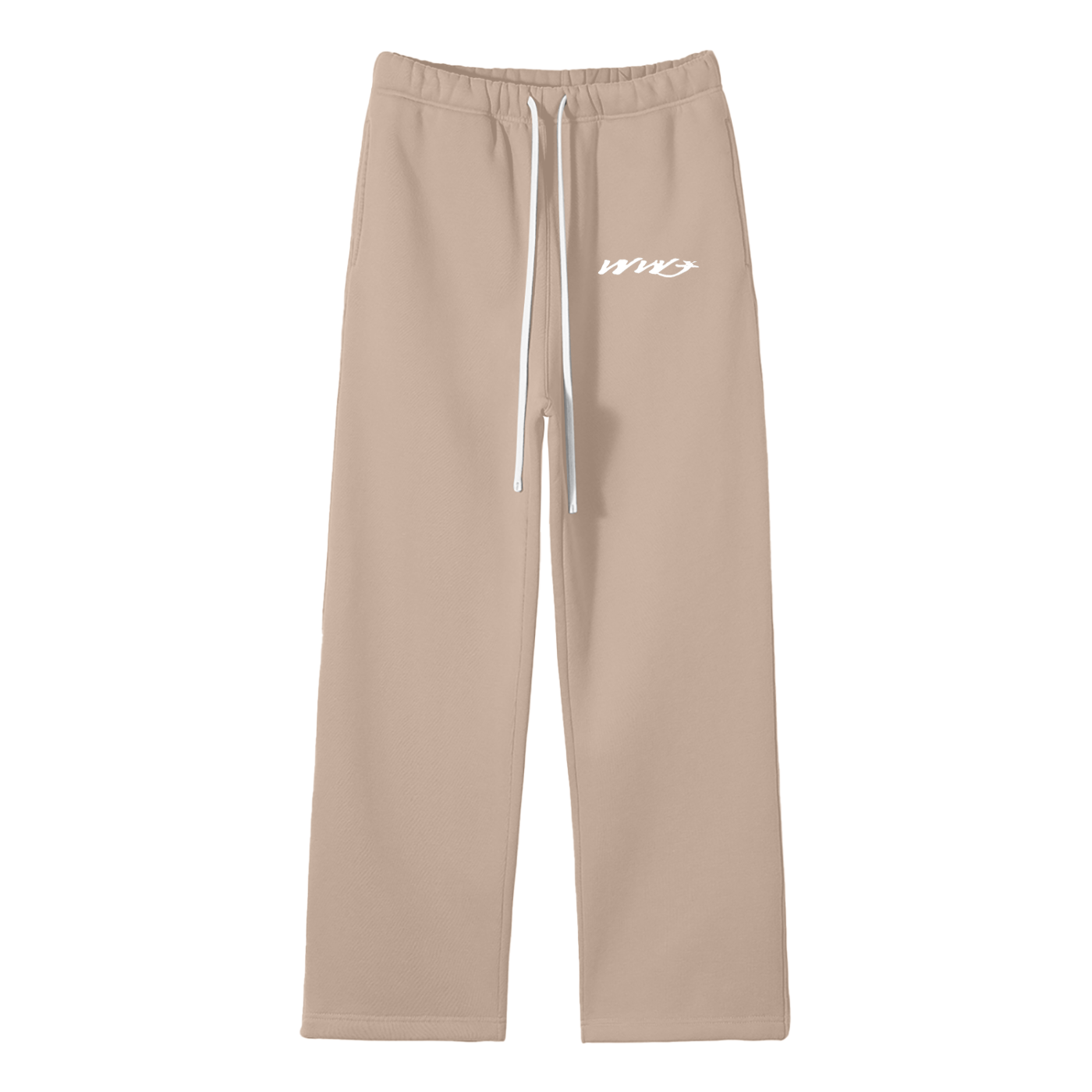 WWJ - Unisex Solid Color Fleece Straight Leg Pants