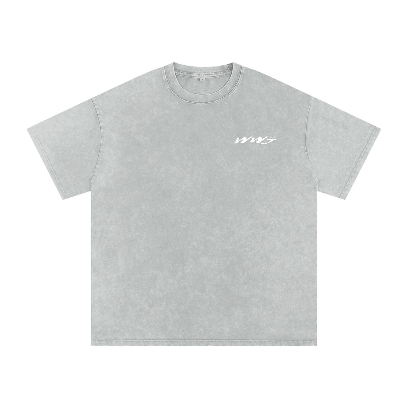 Trust - Snow Washed Oversized Cotton T-Shirt