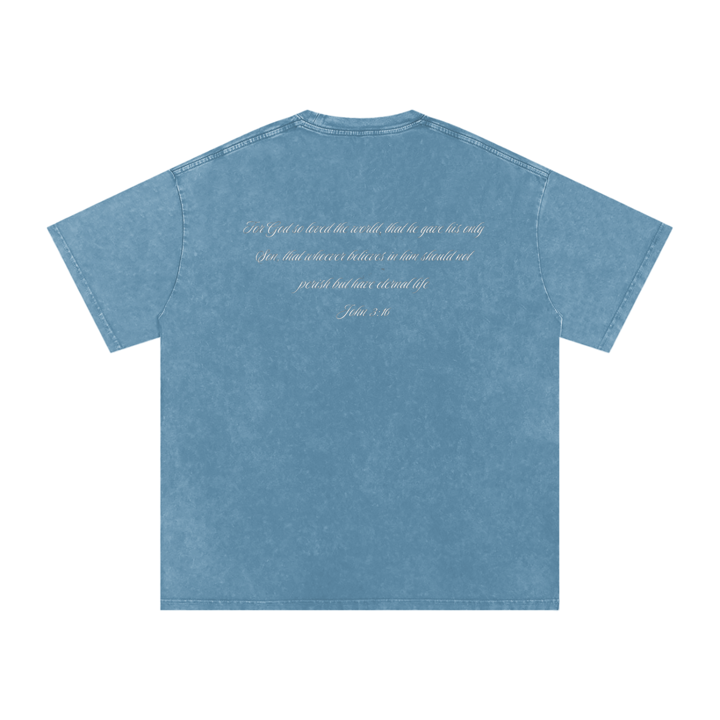 Savior - Snow Washed Oversized Cotton T-Shirt