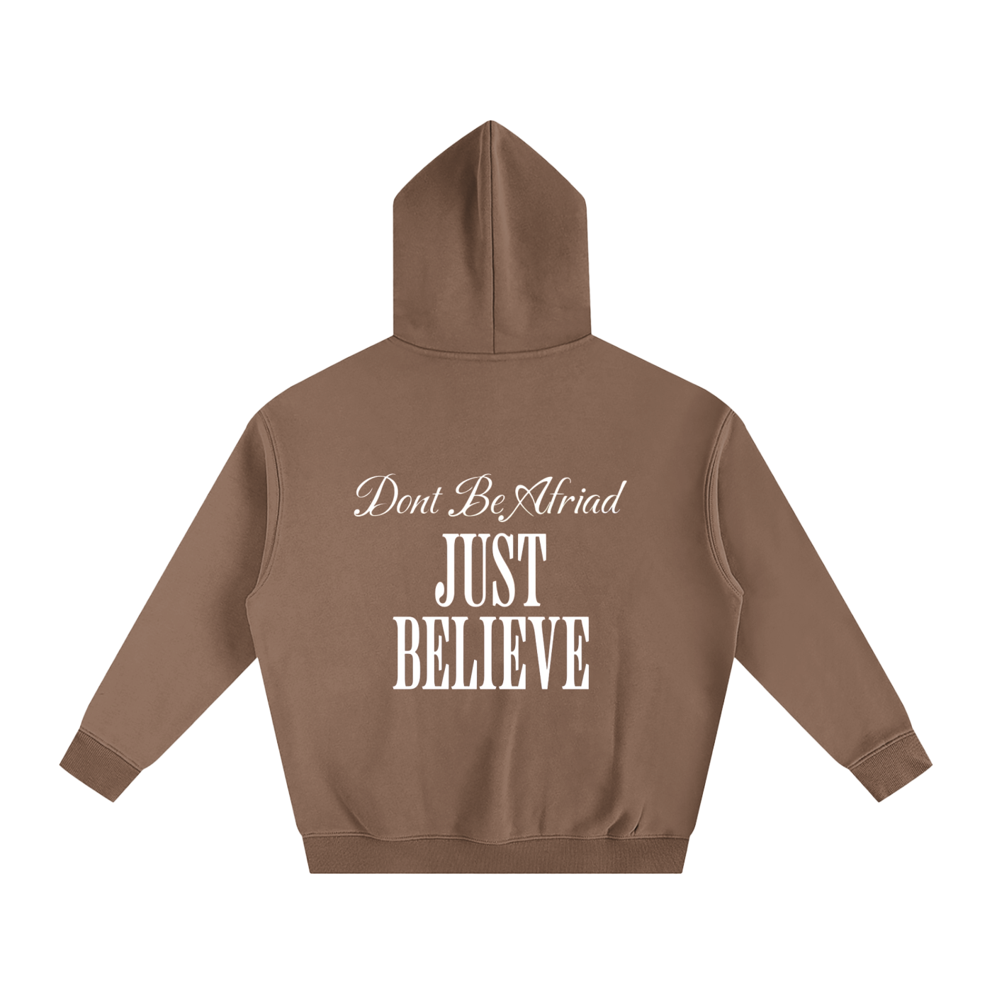 Just Believe - Oversize Fleeced Hoodie